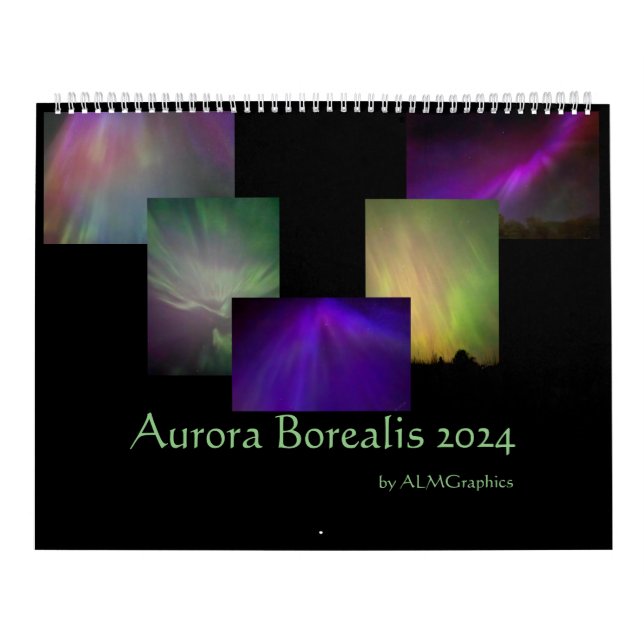 Aurora Borealis 2024 Fotos - anpassbar Kalender (Titelbild)