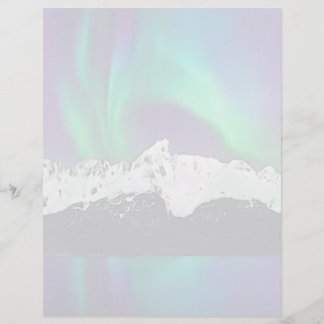Aurora Borealis - 8,5" x 11" Stationierblech