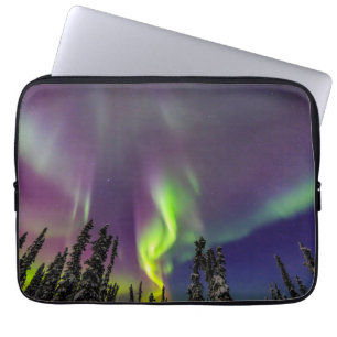 Aurora Borealis   Banken, Alaska Laptopschutzhülle
