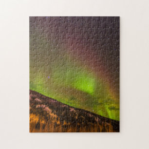 Aurora Borealis   Berge Fairbanks Alaska