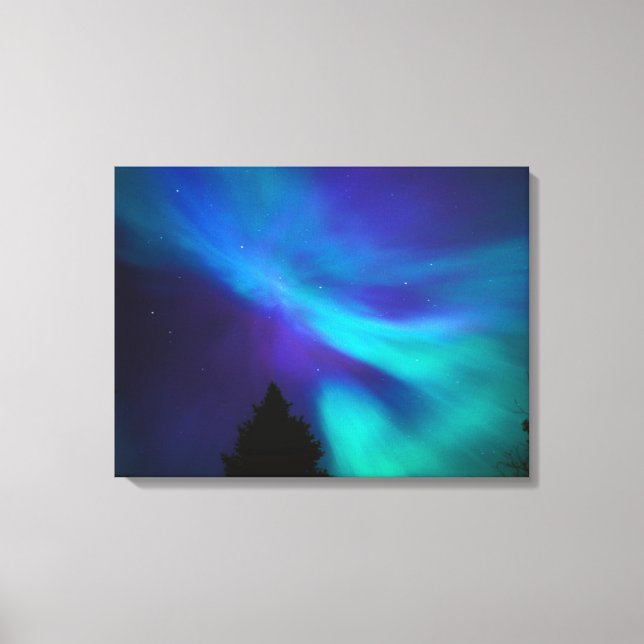 Aurora Borealis | Canada Ontario Sudbury Leinwanddruck (Vorderseite)