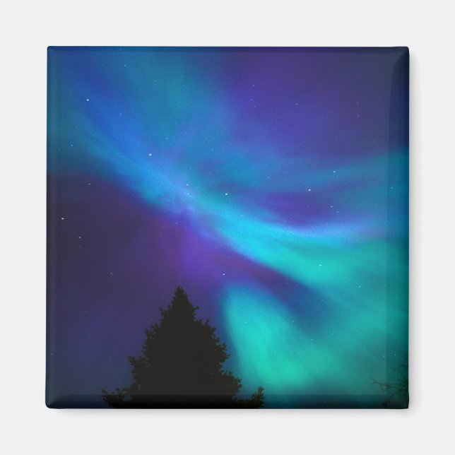 Aurora Borealis | Canada Ontario Sudbury Magnet (Vorne)