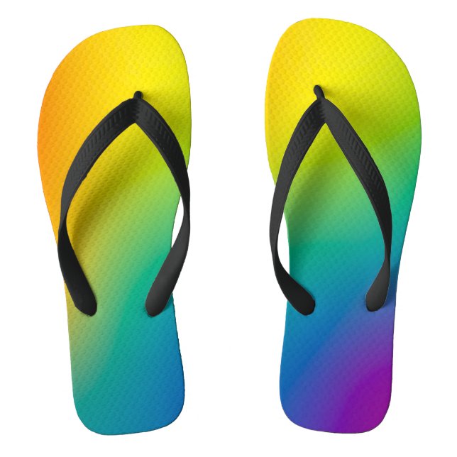 Aurora borealis flip flops (Fußbett)