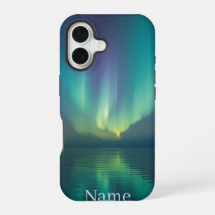 Aurora Borealis Handyhülle – Personalisierter Nach iPhone 16 Hülle