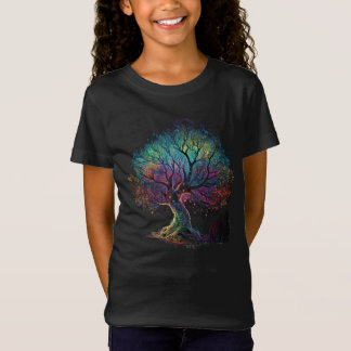 Aurora Borealis Illustration T-Sh T-Shirt