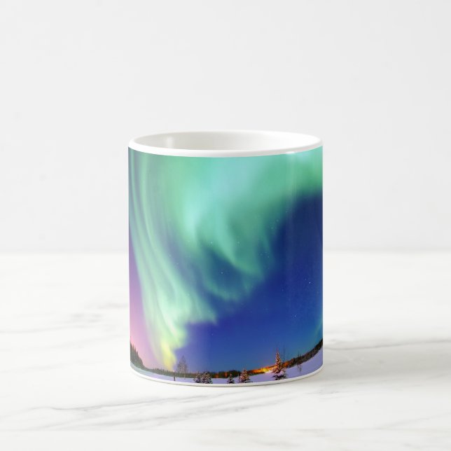 Aurora Borealis in Alaska Kaffeetasse (Mittel)