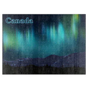Aurora Borealis - Kanada Schneidebrett
