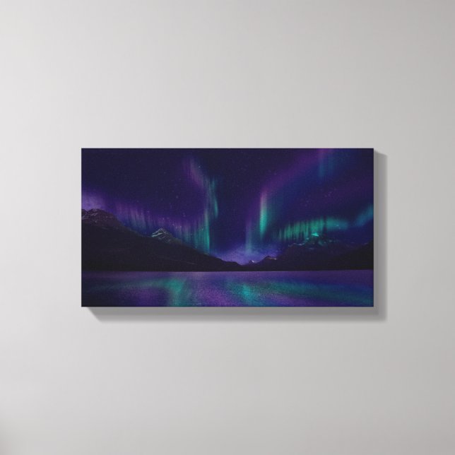 AURORA BOREALIS LEINWAND (Vorderseite)
