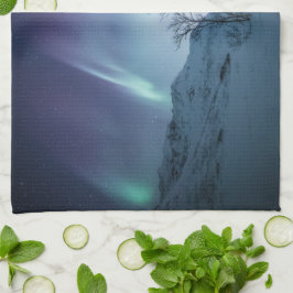 Aurora Borealis Night Geschirrtuch