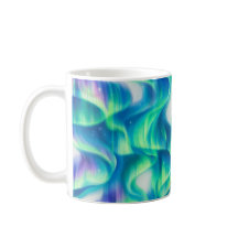 Aurora Borealis Nordlicht Abstractes Muster