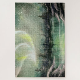 Aurora Borealis Nordlicht-Nachtlandschaft