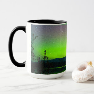 Aurora Borealis Nordlicht Schicksal Schicksals Tasse