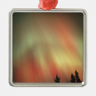 Aurora Borealis, Nordlichter, Fairbanks Ornament Aus Metall