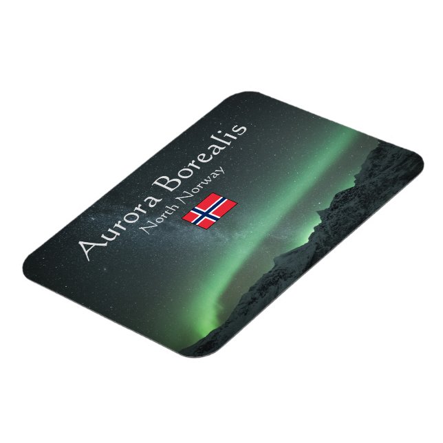 Aurora Borealis North Norwegen Souvenir Magnet (Linke Seite)