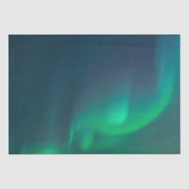 Aurora Borealis Northern Lights Alaska Sky Seidenpapier (Vorderseite)