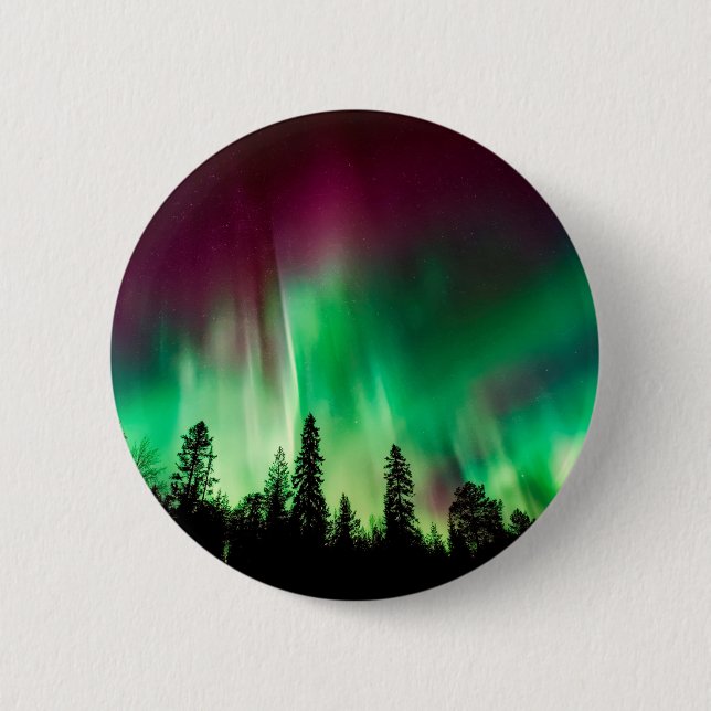 Aurora borealis northern lights button (Vorderseite)