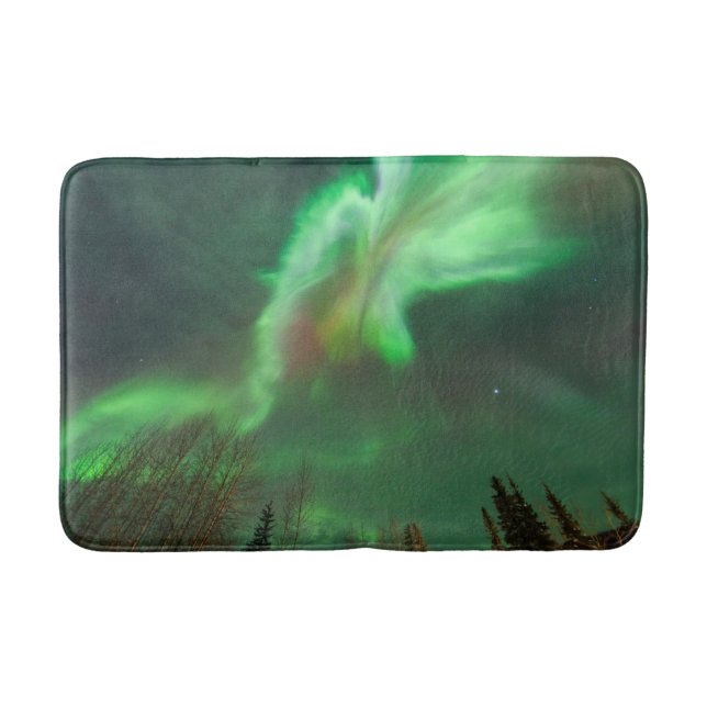 Aurora Borealis Northern Lights | Fairbanks Badematte (Vorderseite)