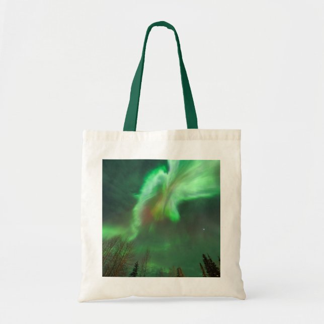 Aurora Borealis Northern Lights | Fairbanks Tragetasche (Vorne)