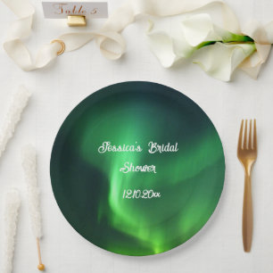 Aurora Borealis Northern Lights Hochzeiten Pappteller