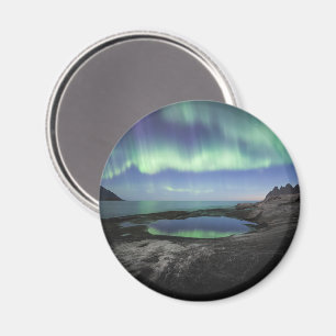Aurora Borealis Norwegen Magnet
