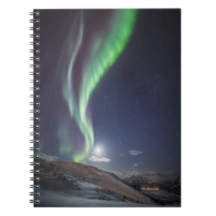 Aurora Borealis Norwegen Notizblock