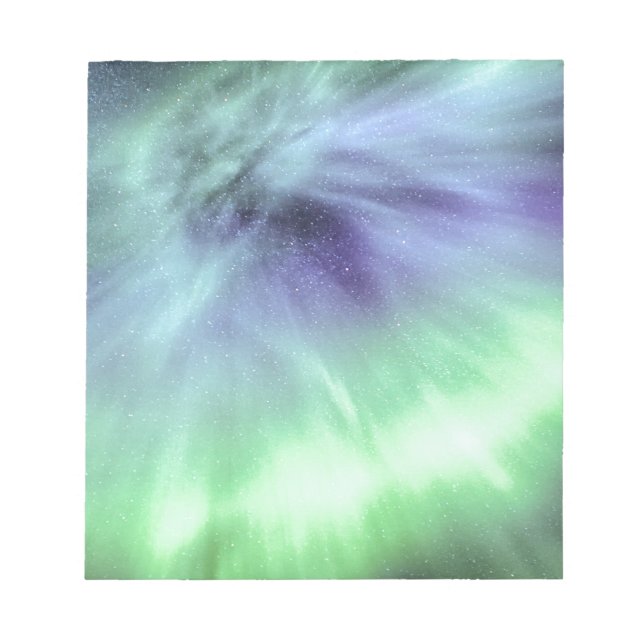 Aurora Borealis Notizblock (Vorderseite)