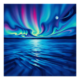 aurora borealis poster