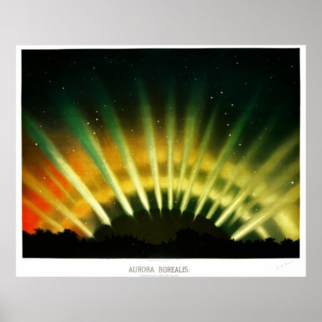 Aurora Borealis Poster (Vorne)