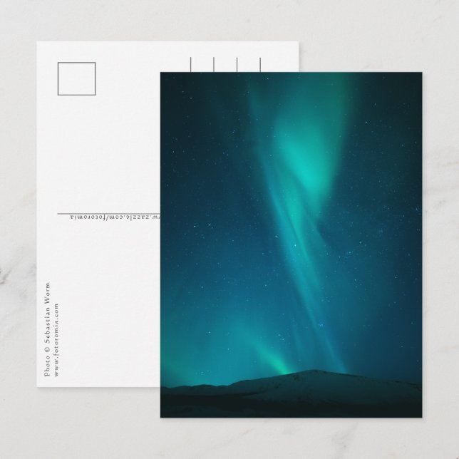 Aurora Borealis Postkarte (Vorne/Hinten)