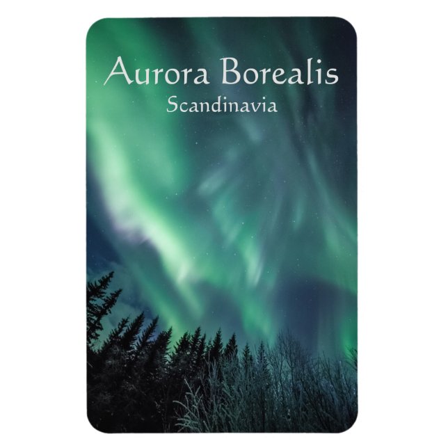 Aurora Borealis Skandinavien Magnet (Vertikal)