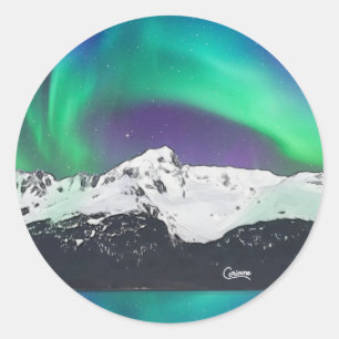Aurora Borealis - Stickers Enveloppe