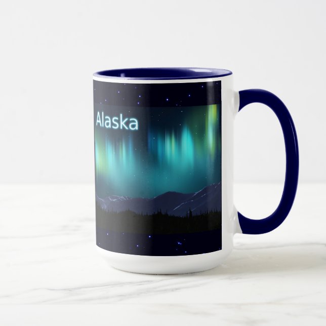 Aurora Borealis Tasse (Rechts)