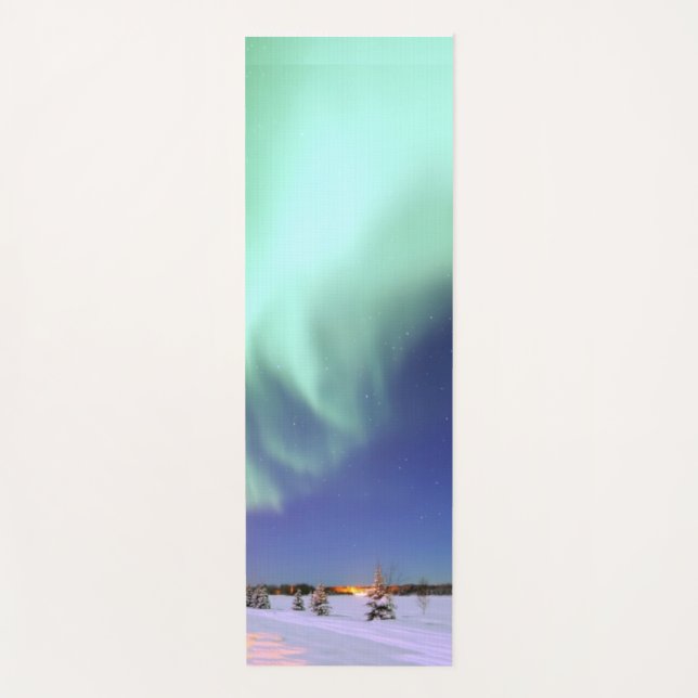 Aurora Borealis über Alaska Yogamatte (Vorderseite)
