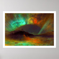 Aurora Borealis von Frederic Edwin Church Print