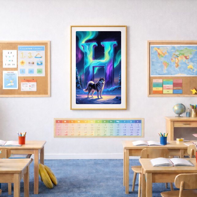 Aurora Brief H Poster | Druck der Nördlichen Licht (Von Creator hochgeladen)