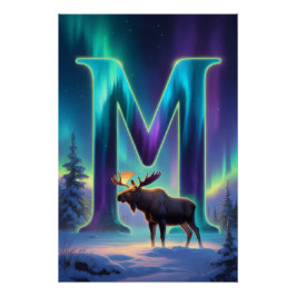 Aurora Brief M Poster | Kunst der Nordlichter