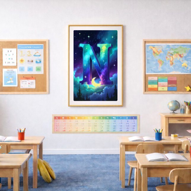 Aurora Brief N Poster | Nordlichter Kunst (Von Creator hochgeladen)