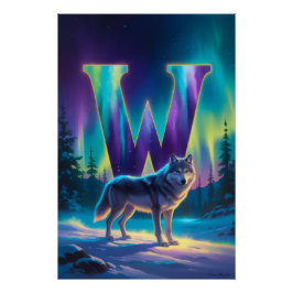 Aurora Brief W Poster | Kunst der Nordlichter