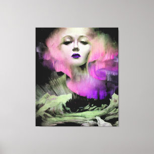 Aurora by Clive Henry roink lila Nacht Leinwanddruck