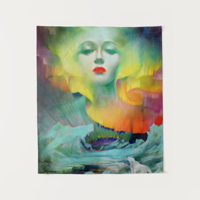 Aurora by Clive Henry vibrann Wandteppich (Vorderseite)