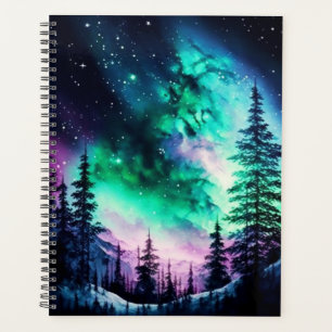 Aurora céleste boréale Lumières nord vives