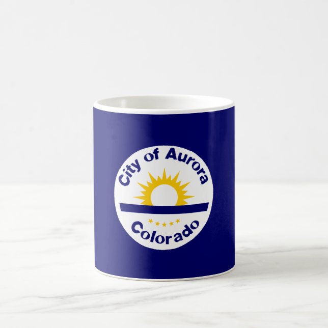 Aurora, Colorado-Flagge Kaffeetasse (Mittel)
