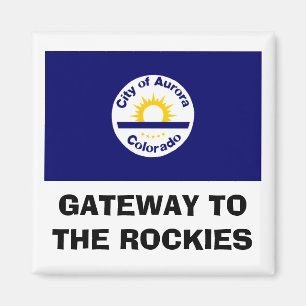 Aurora, Colorado-Flagge Magnet