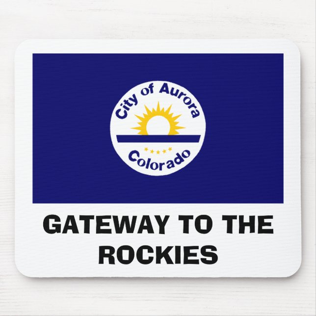 Aurora, Colorado-Flagge Mousepad (Vorne)