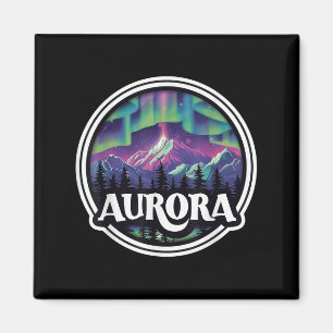 Aurora Colorado Rocky Mountains Co Skifahren Winte Magnet