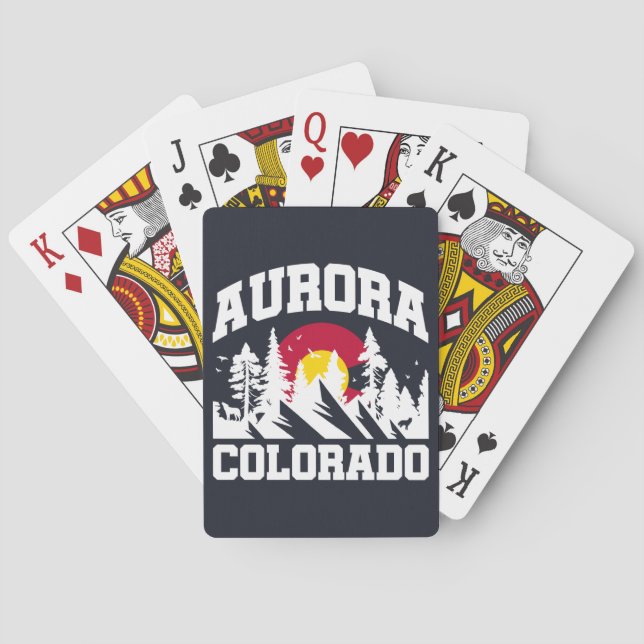 Aurora, Colorado Spielkarten (Rückseite)