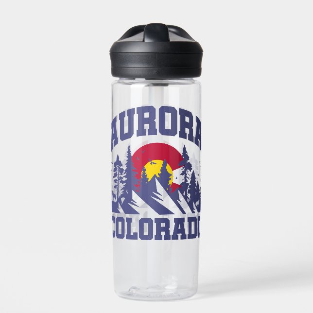 Aurora, Colorado Trinkflasche (Vorderseite)