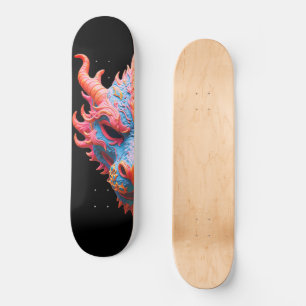Aurora-Drachenmaske Skateboard