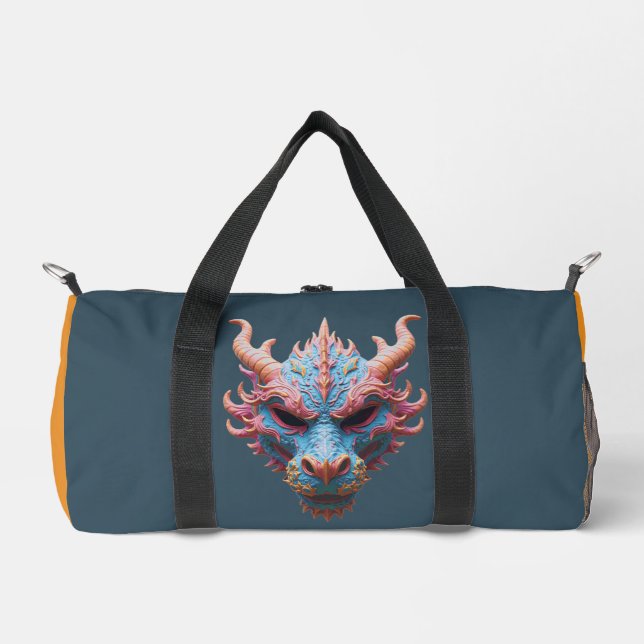 Aurora Dragon Mask Duffle Bag (Vorderseite)