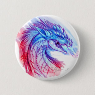 Aurora-Eisdrache Button